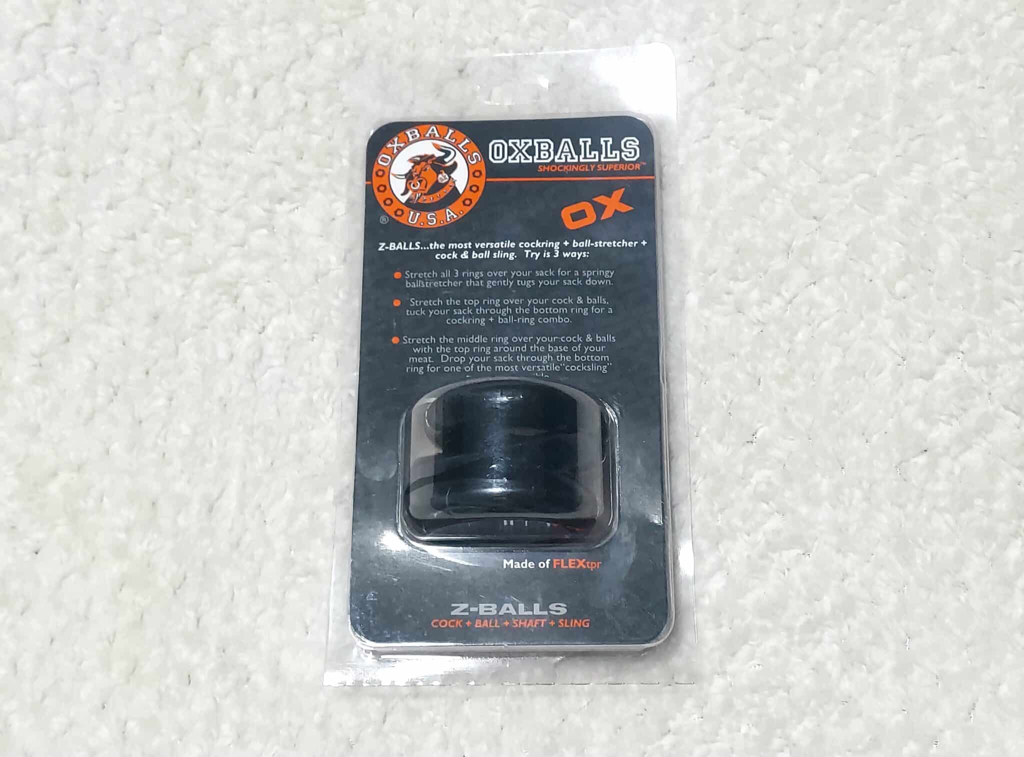 Oxballs Z-Balls 3-in-1 Cock Ring and Ball Stretcher. Slide 9