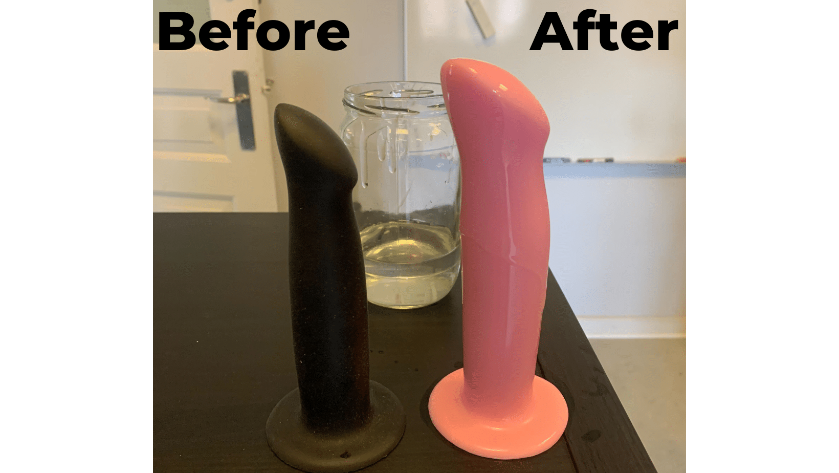 Silicone lube with silicone toys