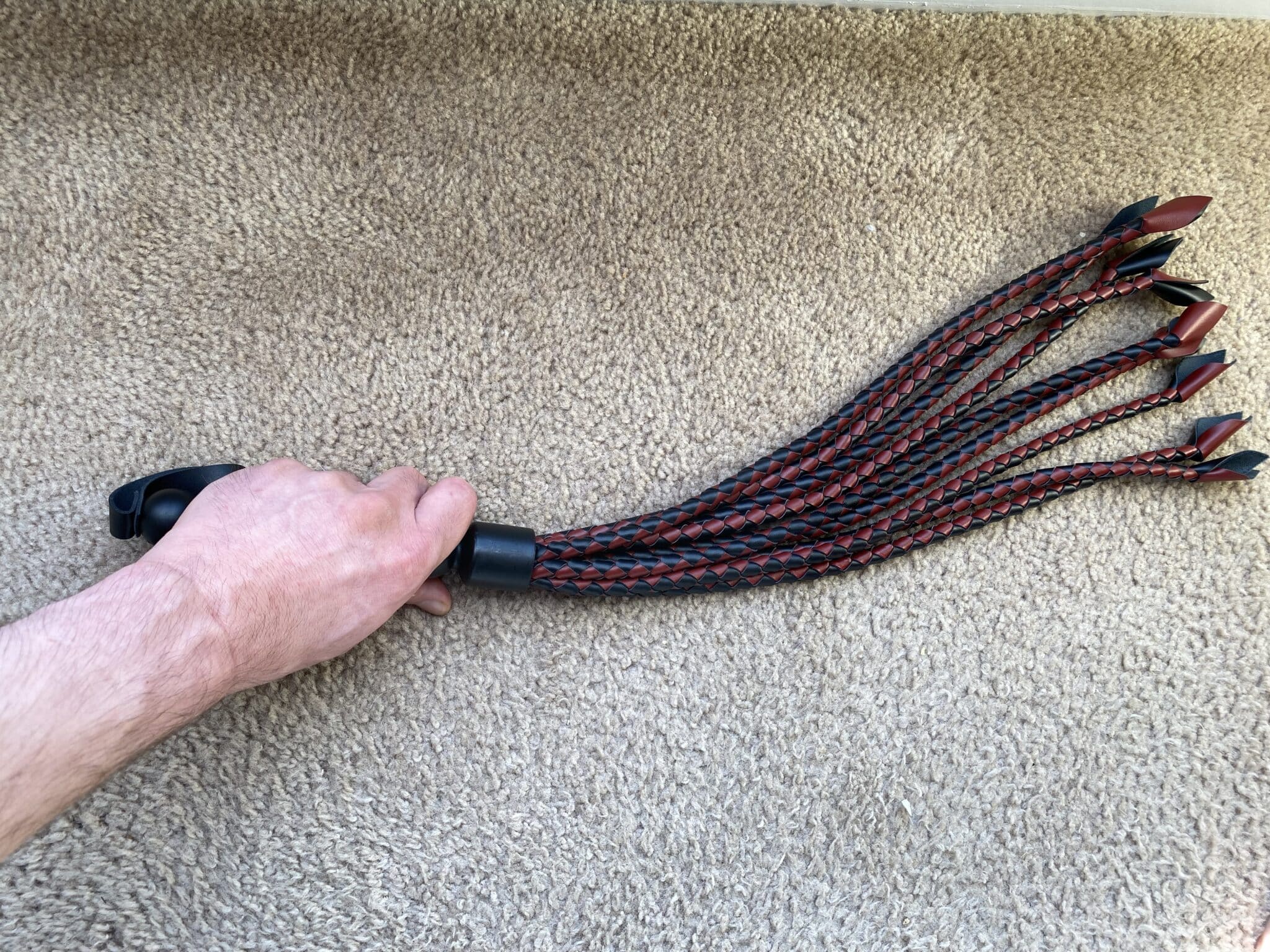 Sportsheets Saffron Braided Flogger Performance