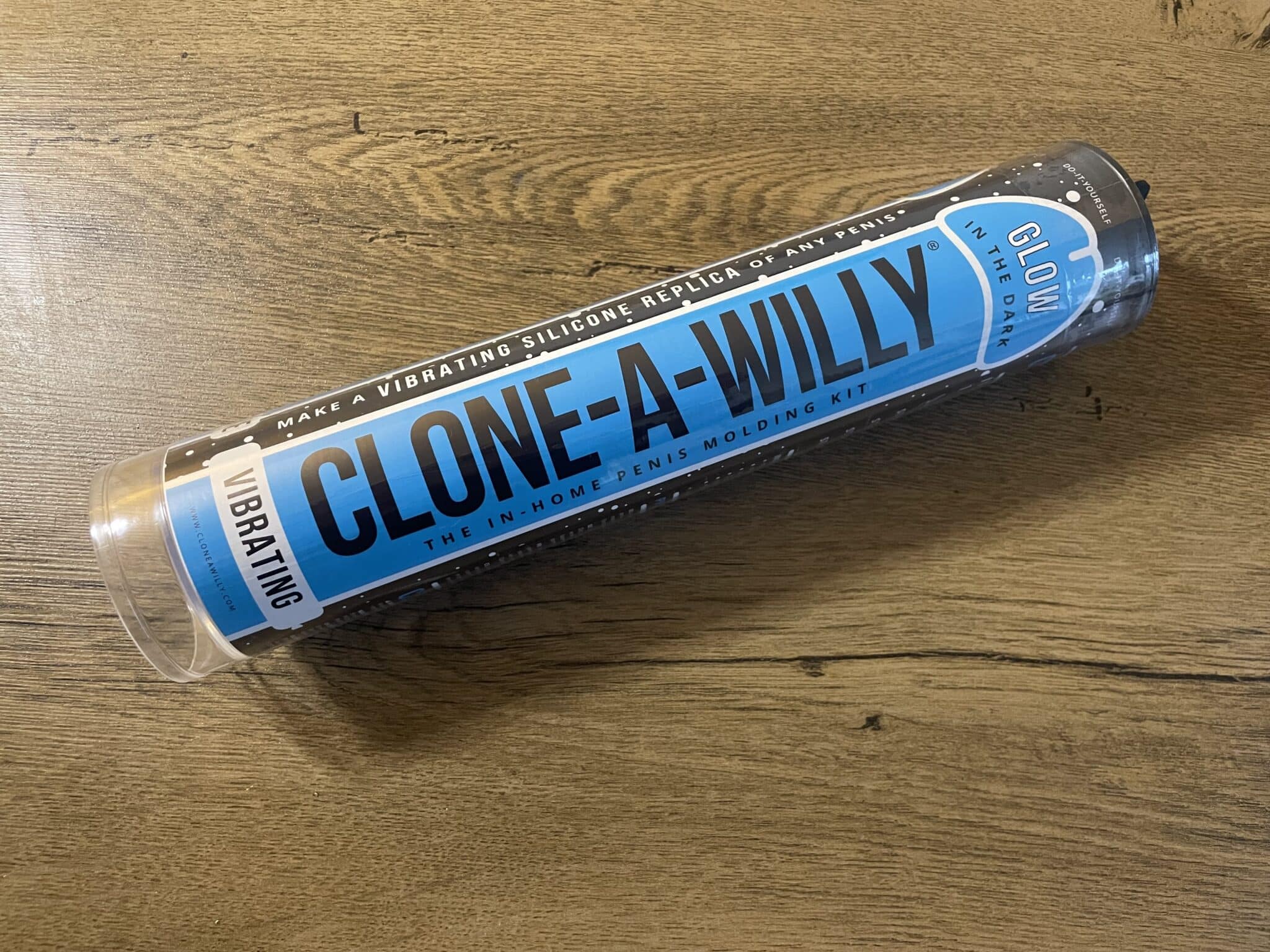 Clone-A-Willy Glow in the Dark Packaging