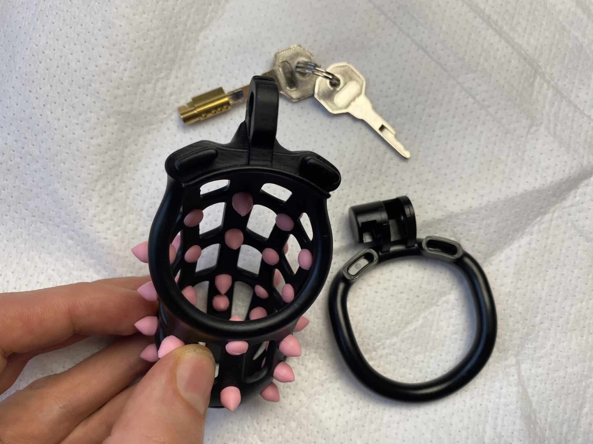 Cellmate Flexispike Chastity Cage Design