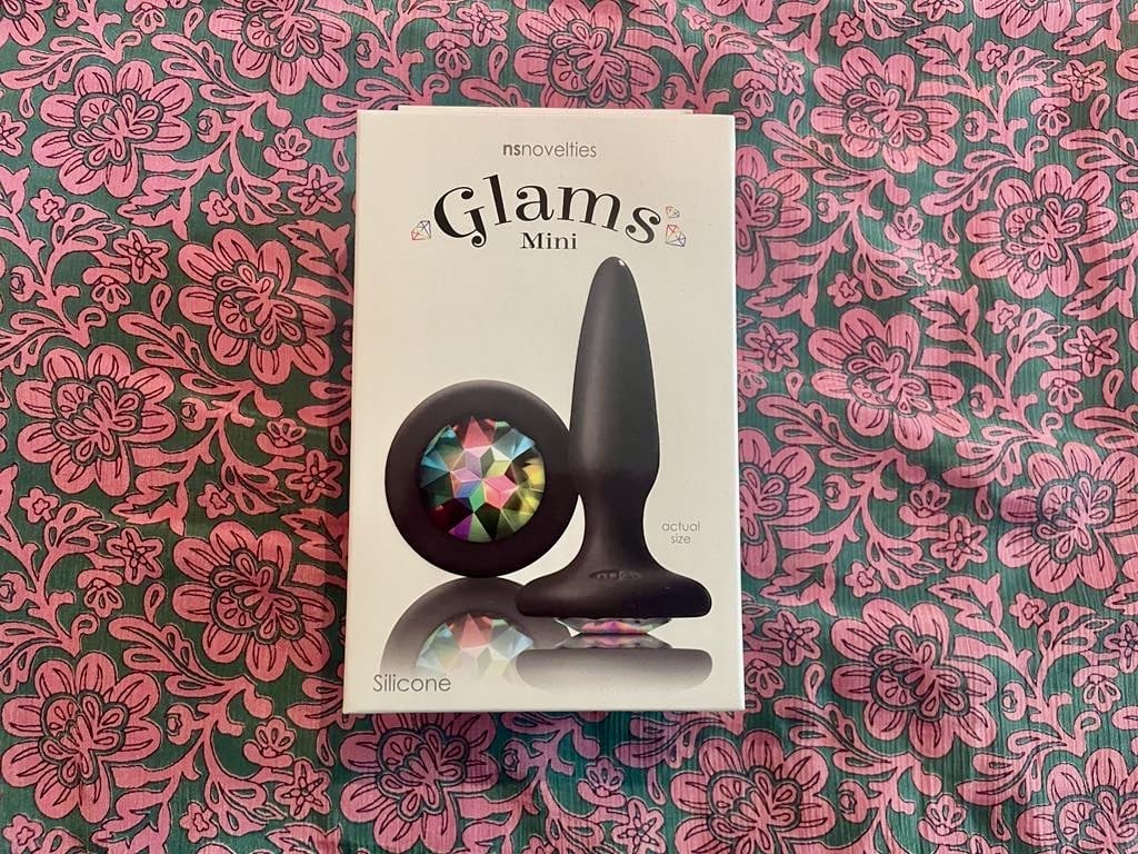 Glams Mini Rainbow Gem Butt Plug Packaging