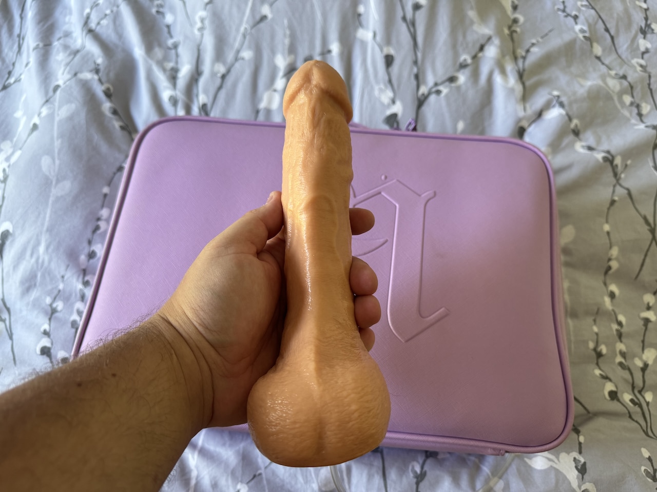 Doc Johnson Bust It Ejaculating Dildo 8.5 Inch Design