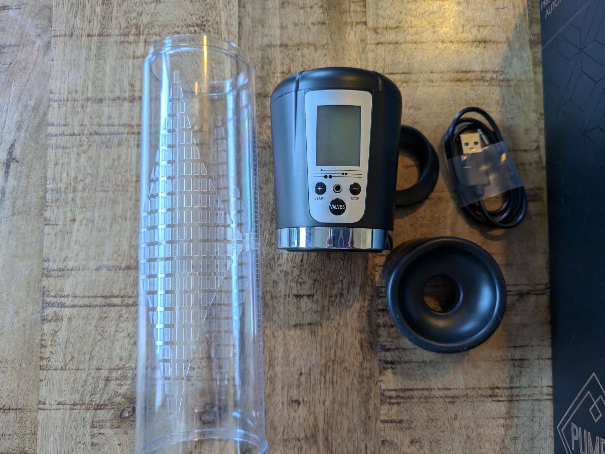 Pumped Premium LCD Penis Pump. Slide 6