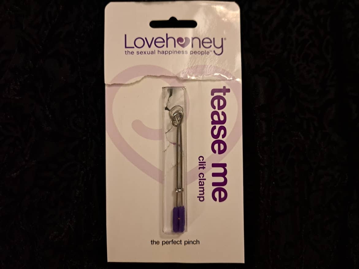 Lovehoney Pinch Perfect Clit Clamp Packaging