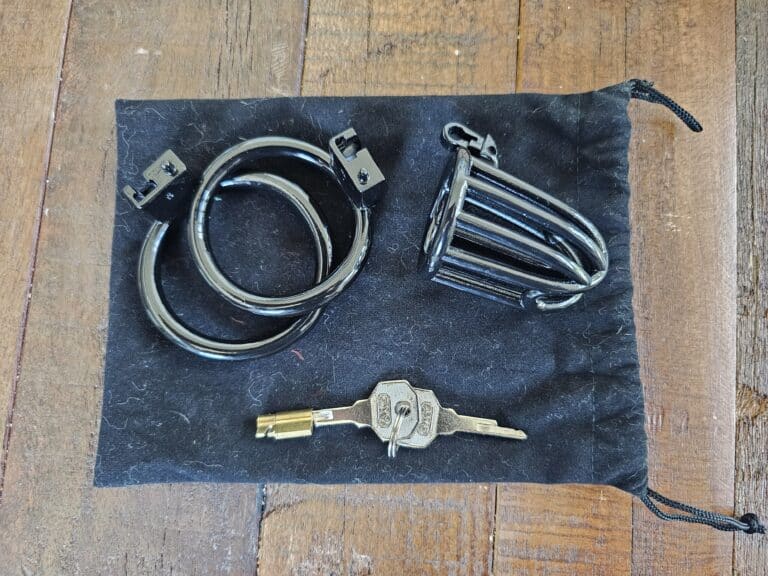 Oxy Large Prince Albert Optimised Chastity Cage  - 