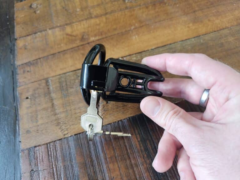 Oxy Large Prince Albert Optimised Chastity Cage  -  