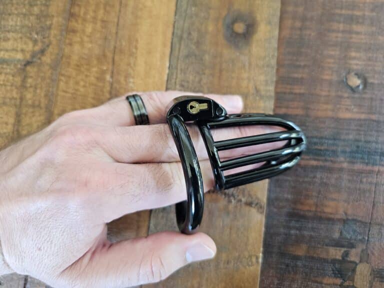 Oxy Large Prince Albert Optimised Chastity Cage  - 