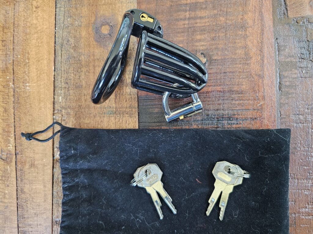 Oxy Large Prince Albert Optimised Chastity Cage  - 