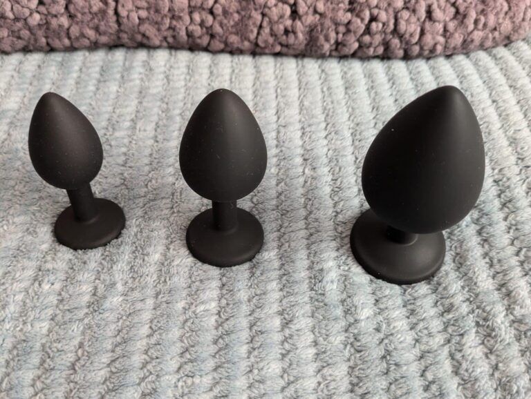 Silicone Jewelled Butt Plug Set  Review