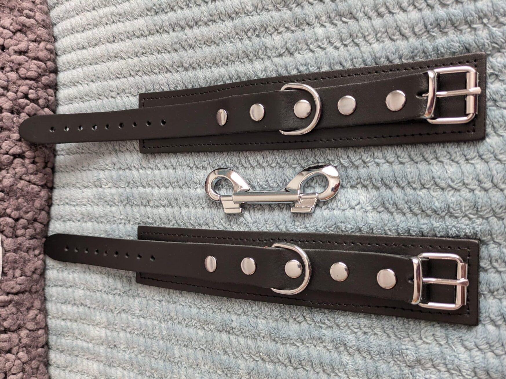 Bondage Boutique Soft Leather Handcuffs  Quality