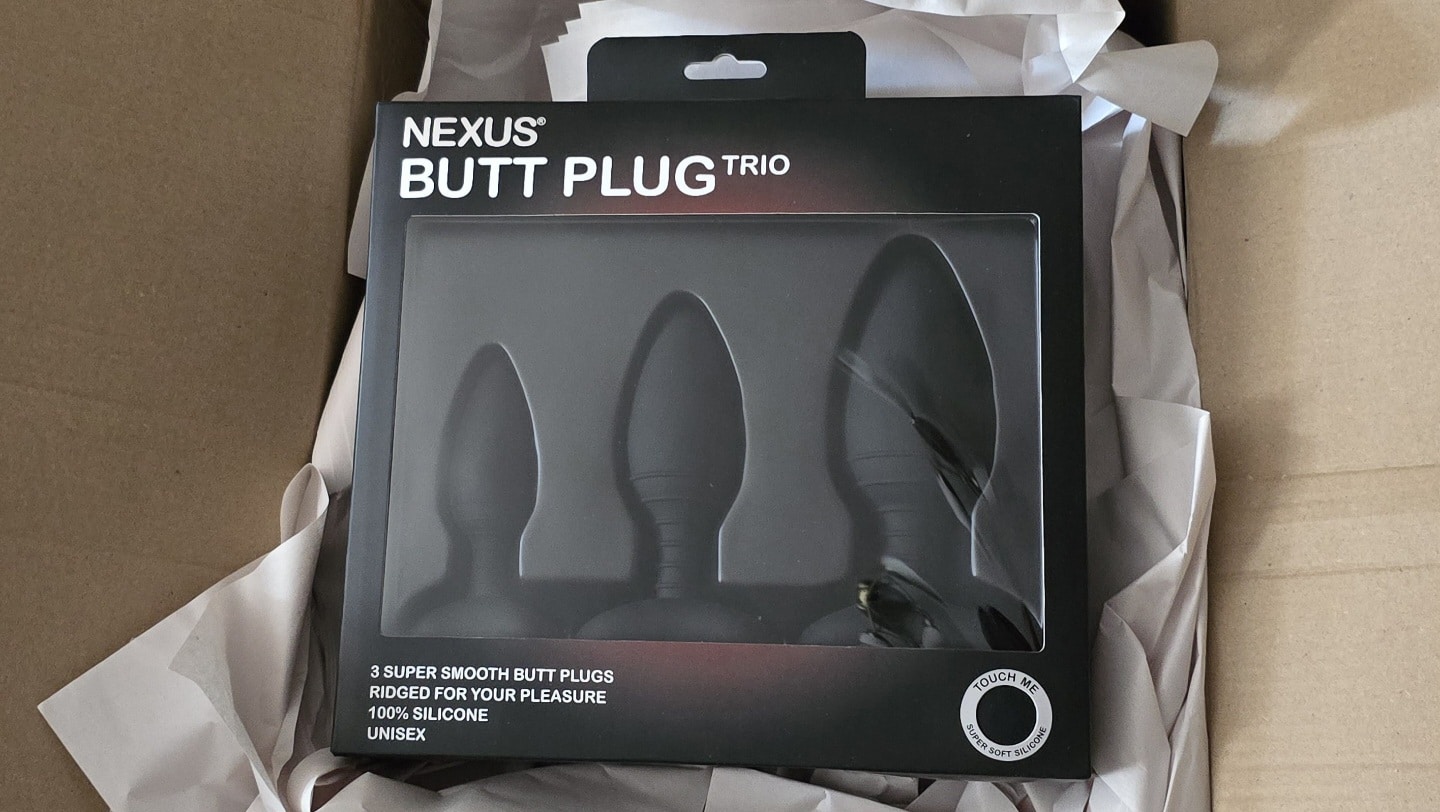 Nexus Trio Butt Plug Training Set Packaging