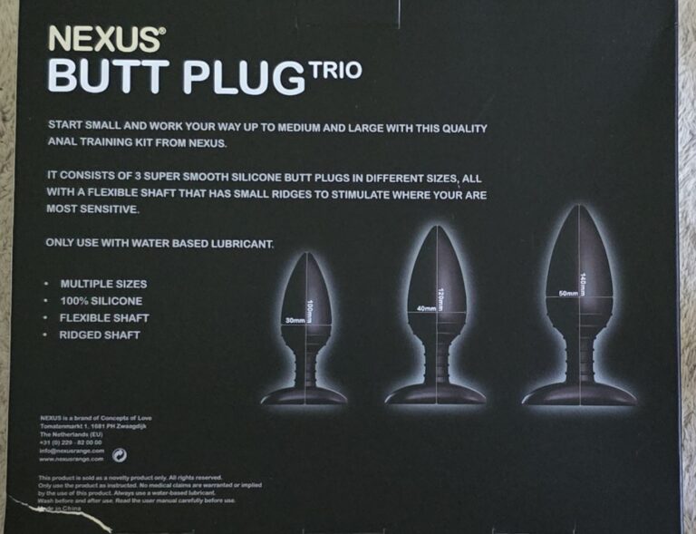 Nexus Trio Butt Plug Training Set Review