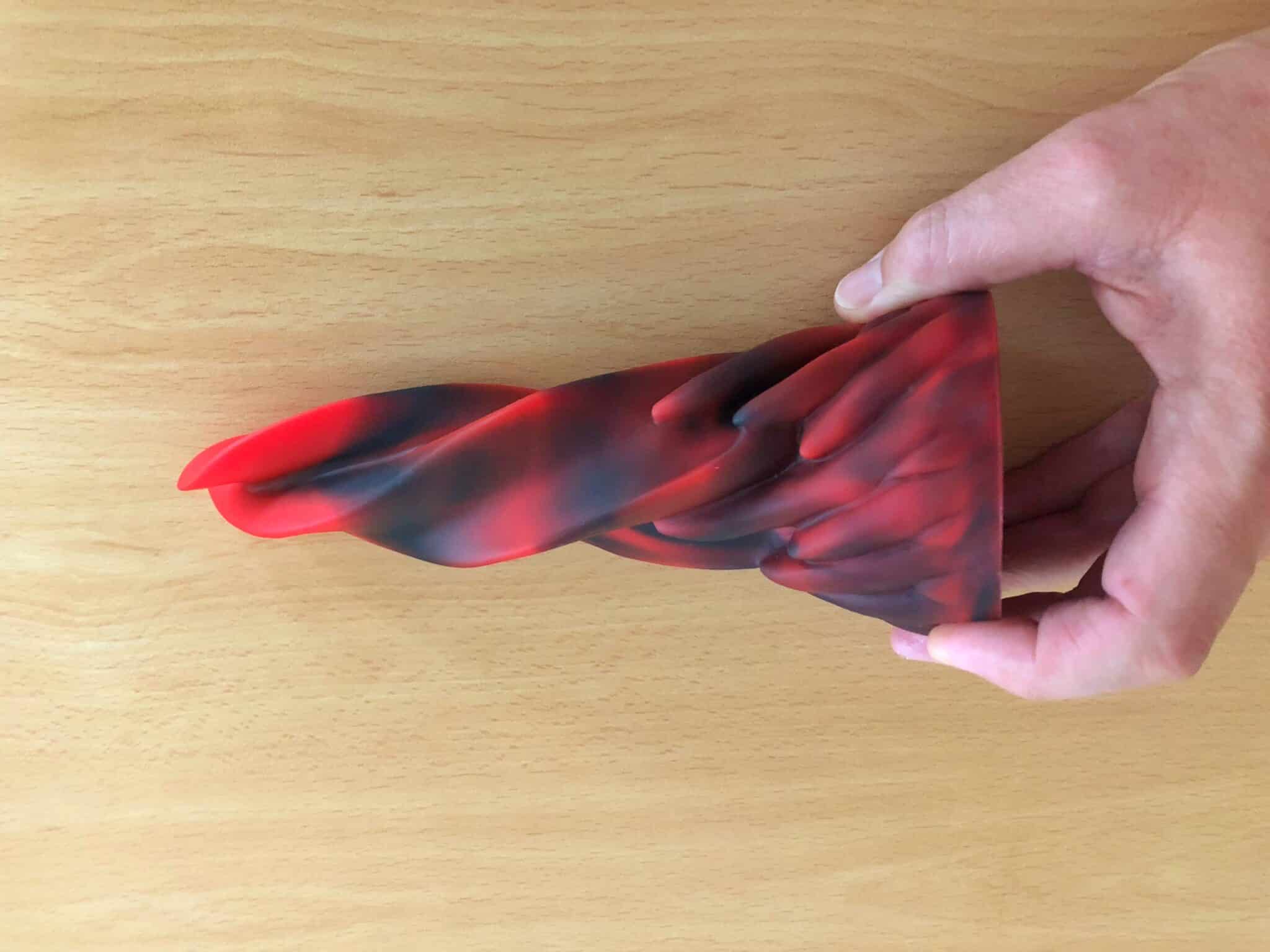 Creature Cock Fire Dragon Twisted Dildo. Slide 7