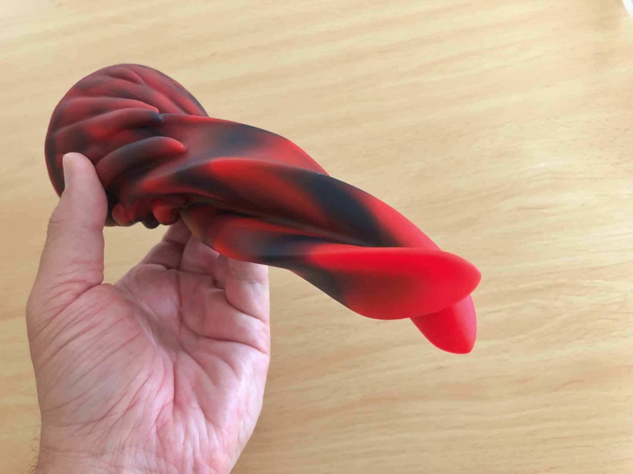 Creature Cocks Hell's Kiss Twisted Tongues Dildo Design