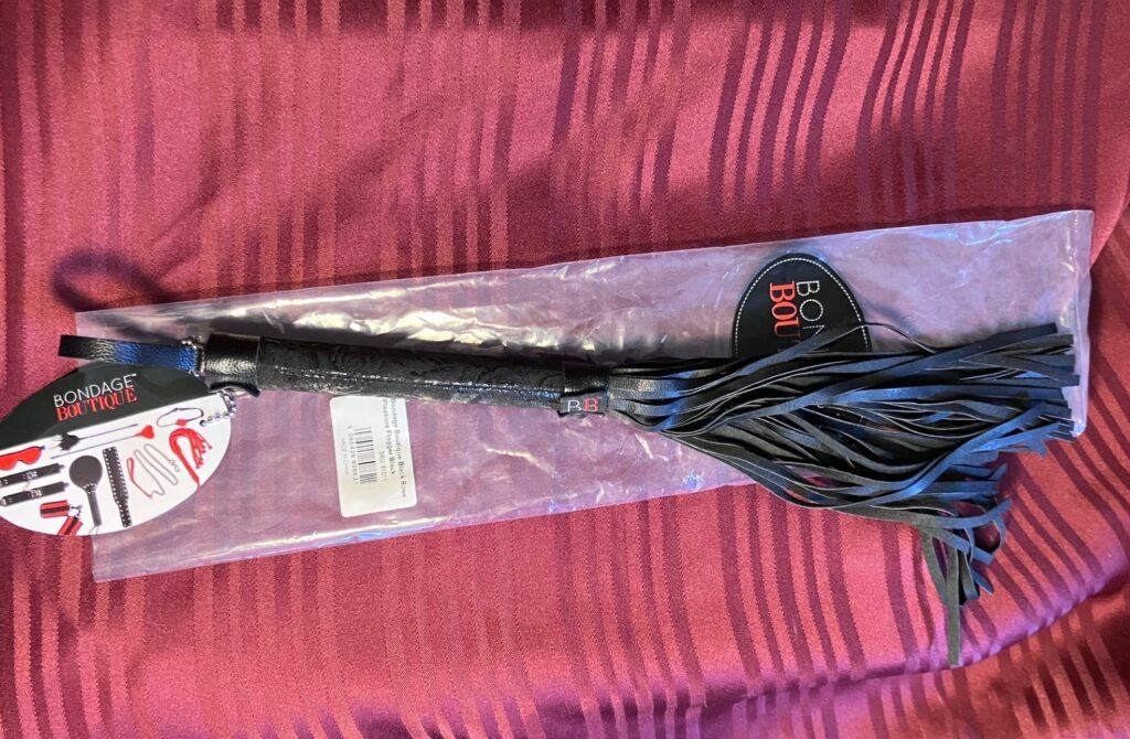 Bondage Boutique Black Rose Beginner's Flogger - 