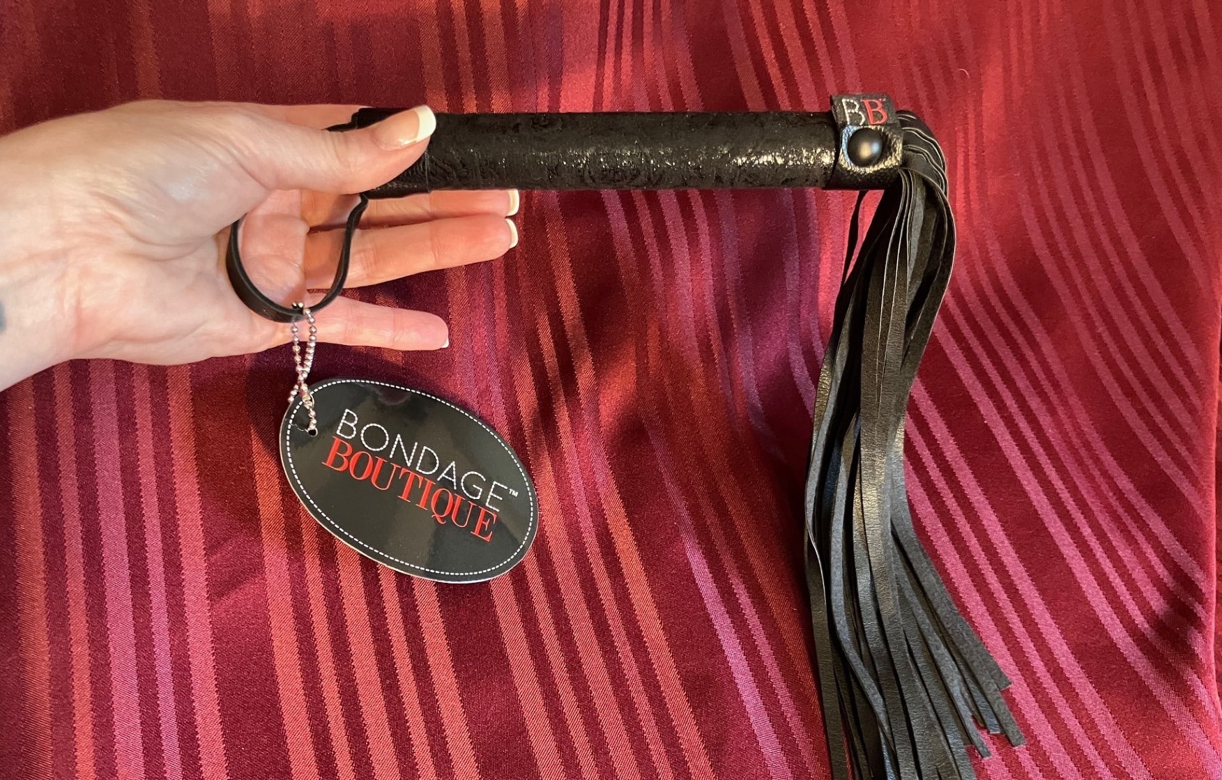 Bondage Boutique Black Rose Beginner's Flogger Price