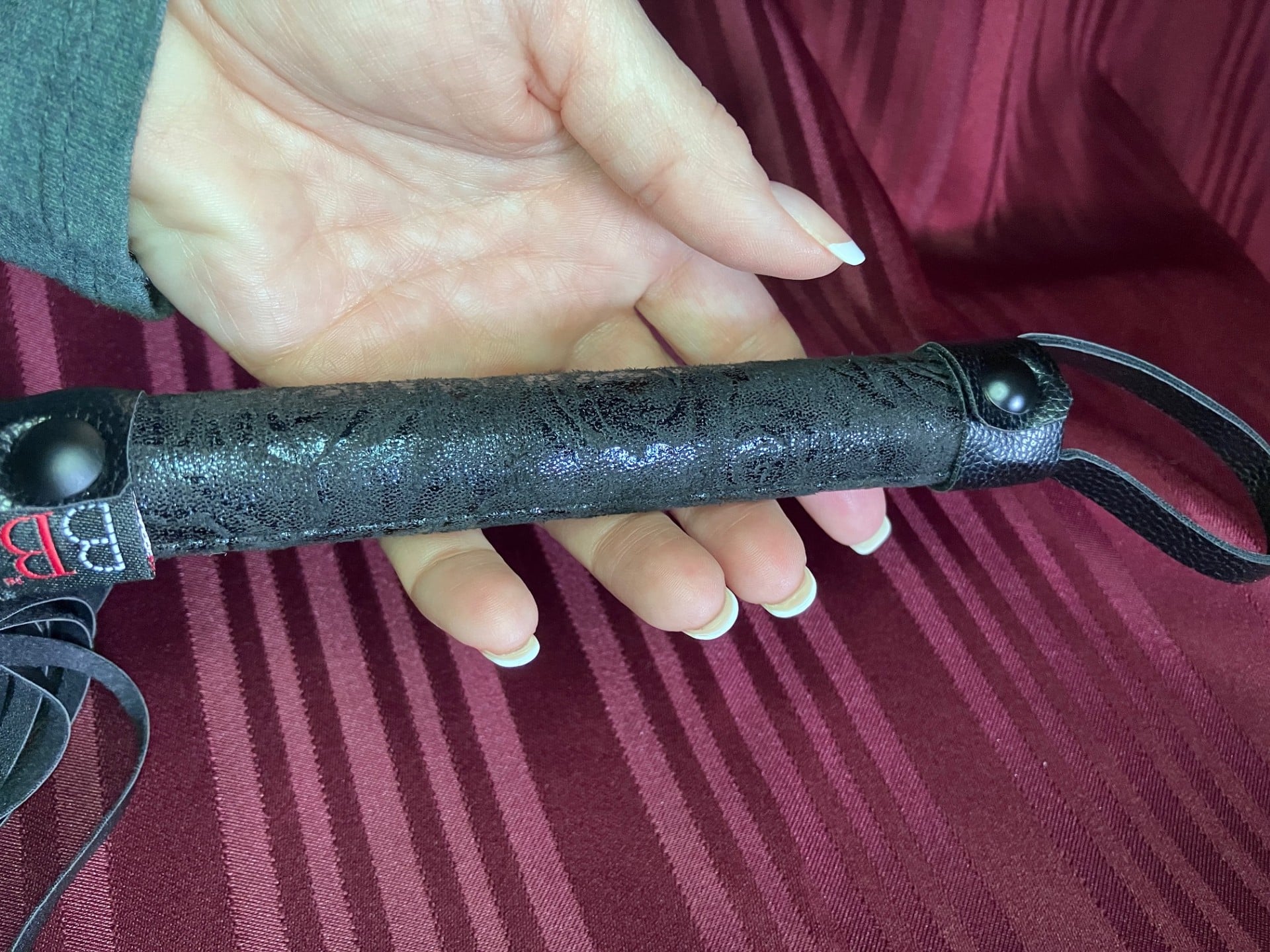 Bondage Boutique Black Rose Beginner's Flogger Quality