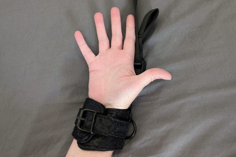 Bondage Boutique Black Rose Under Mattress Restraint Kit  - 