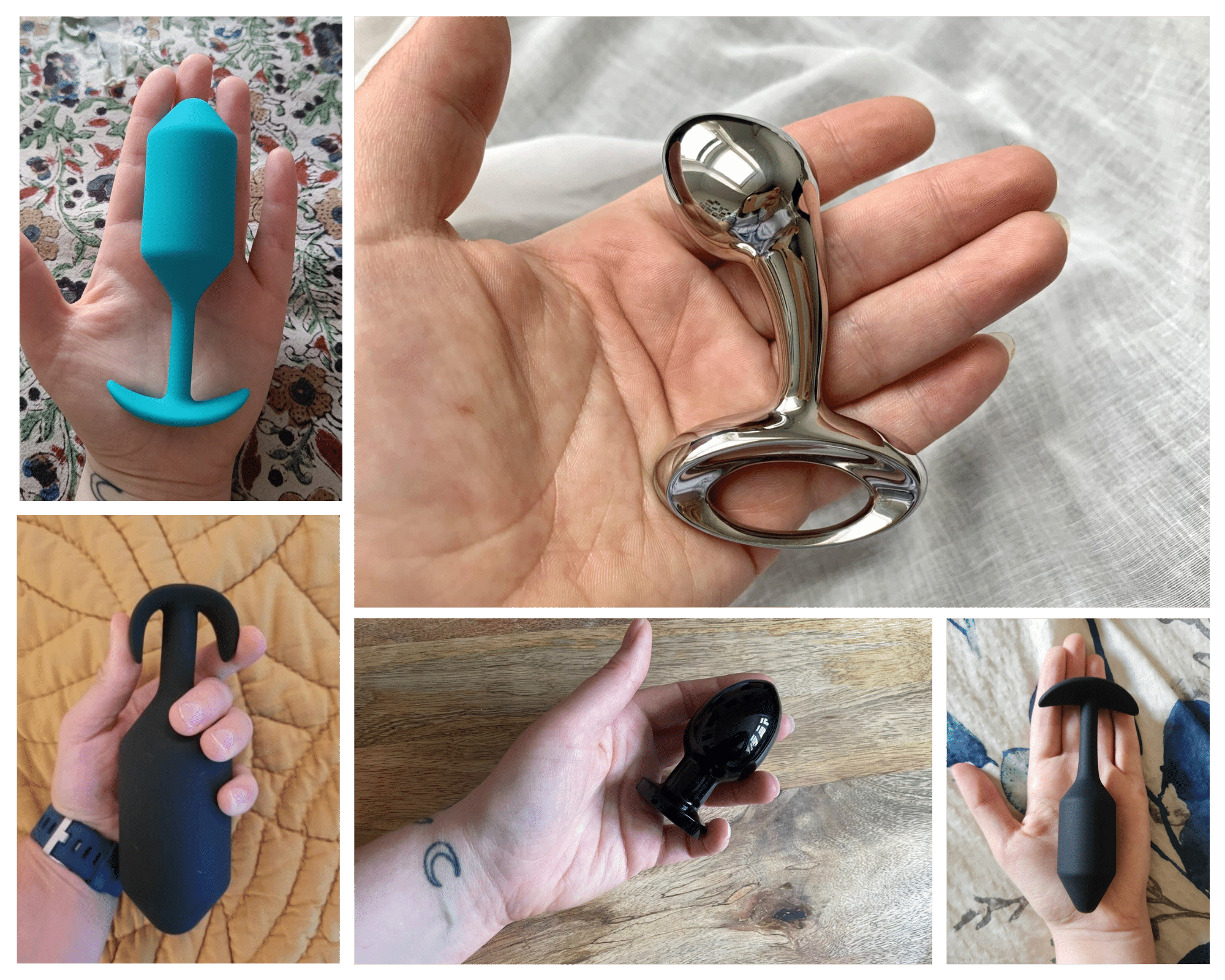 How We Rated and Reviewed Weighted Butt Plugs