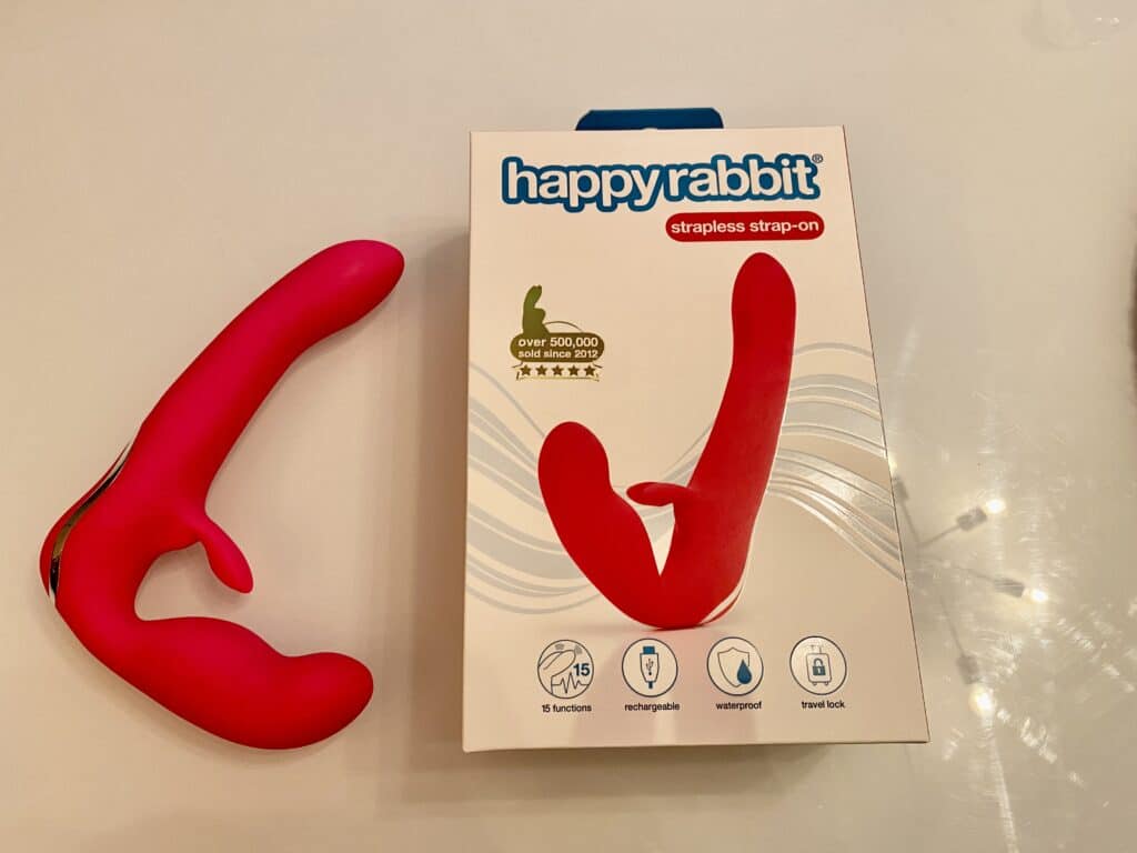 Happy Rabbit Strapless Strap-On Vibrator - 