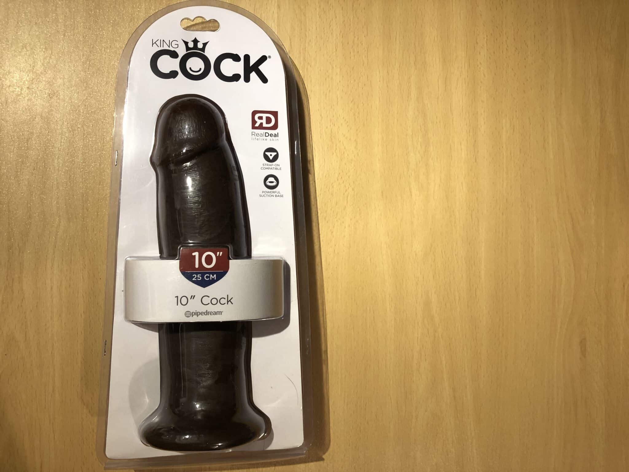 King Cock 10" Cock Packaging