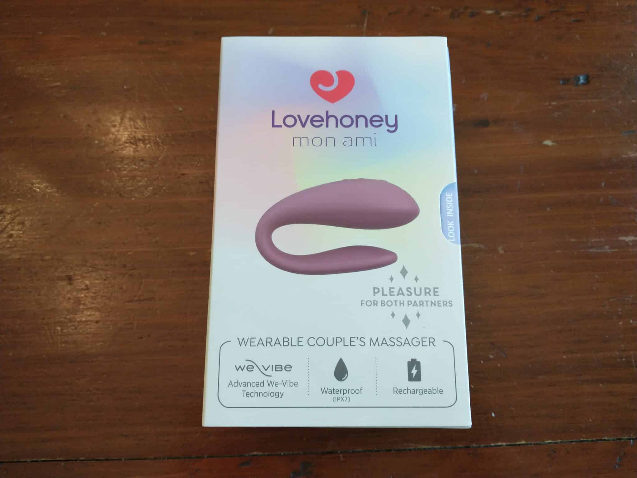 Lovehoney mon ami Wearable Couple's Massager Materials and care