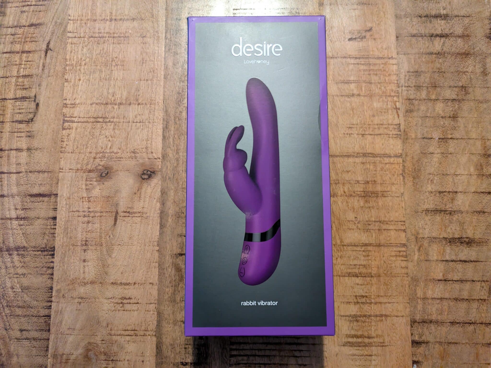 Lovehoney Desire Luxury Rabbit Vibrator Packaging