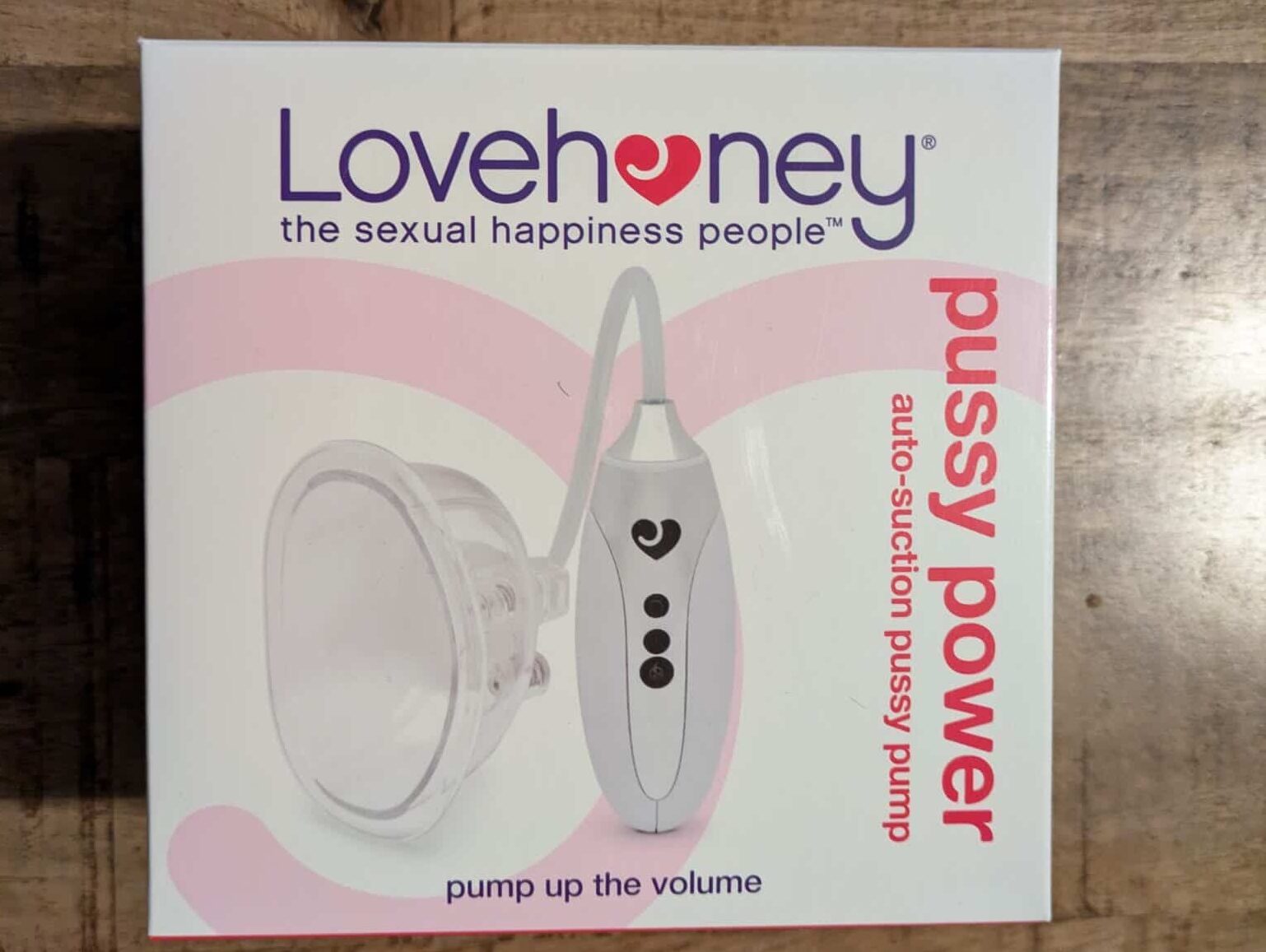 Lovehoney Pussy Power Auto-Suction Pussy Pump Packaging