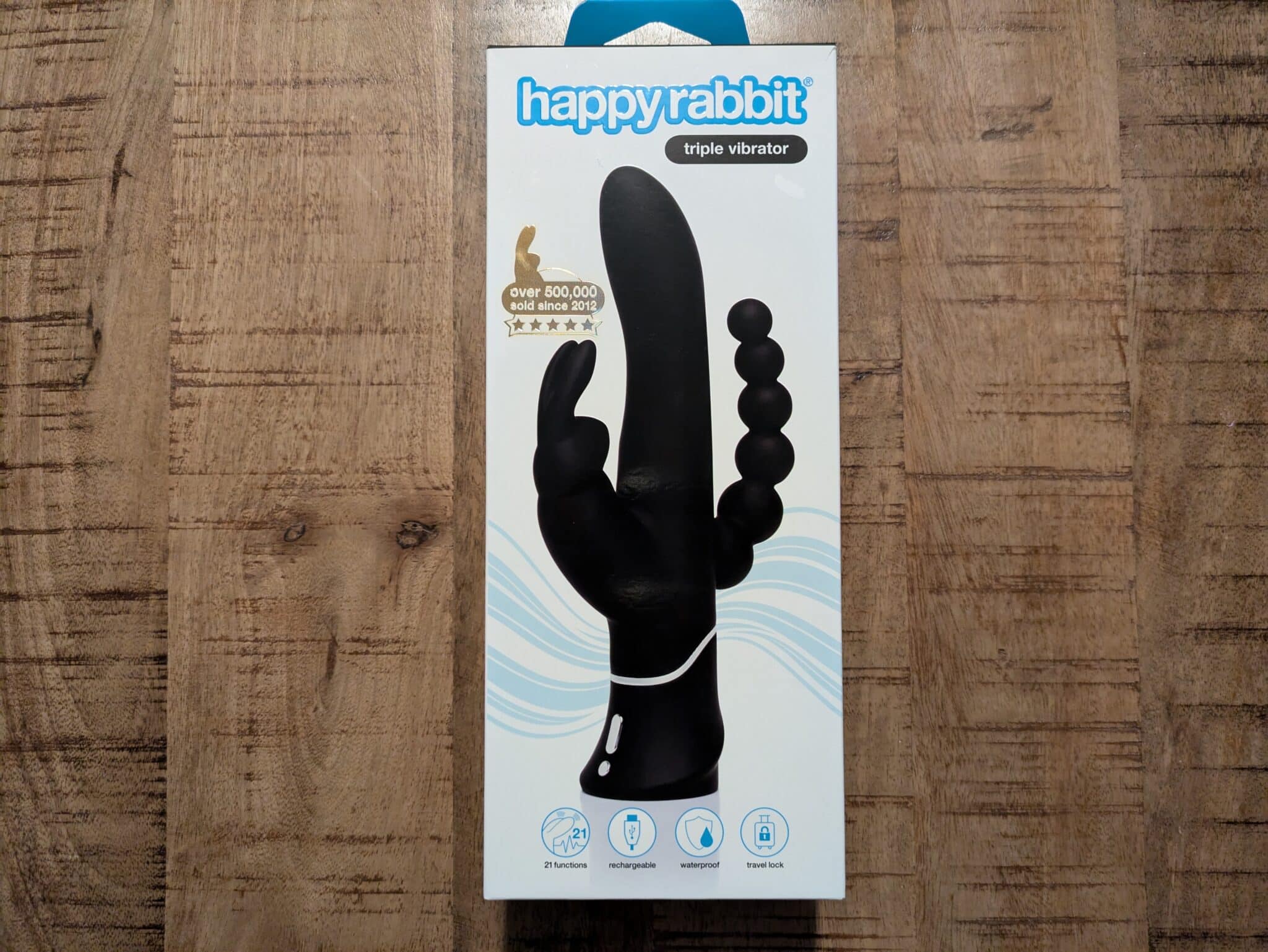 Happy Rabbit Triple Curve Rabbit Vibrator Packaging