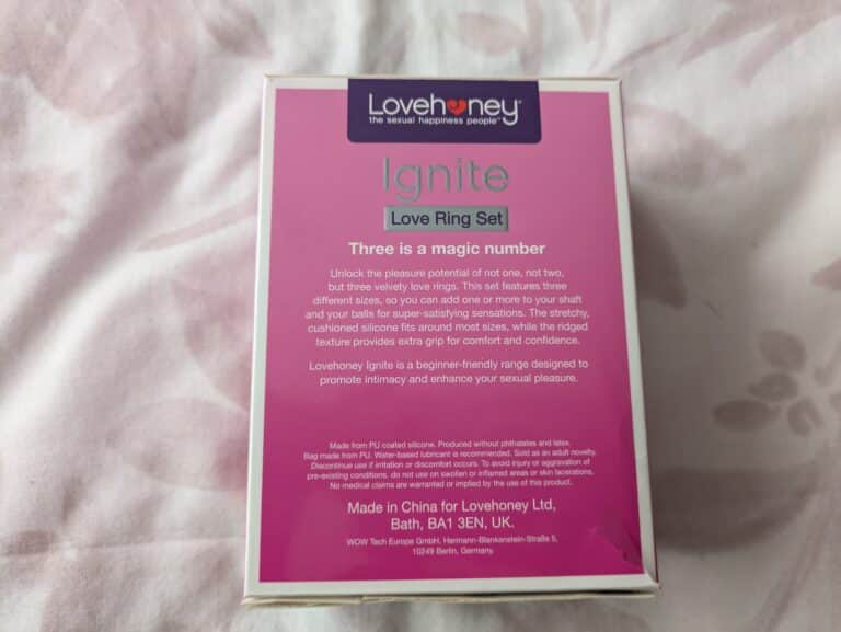 Lovehoney Ignite Silicone Love Ring Set Review