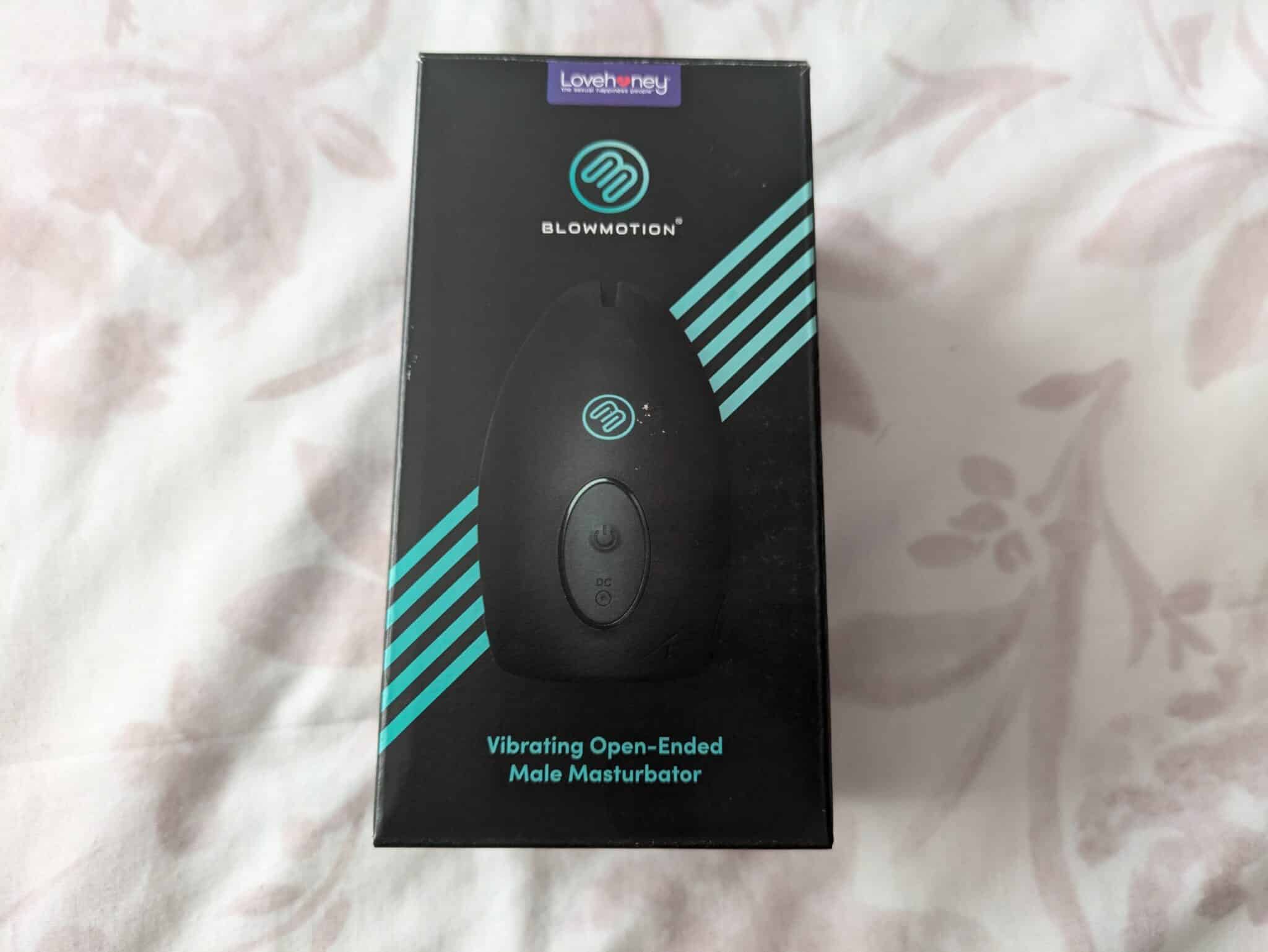 Blowmotion Vibrating Hand Job Masturbator Packaging