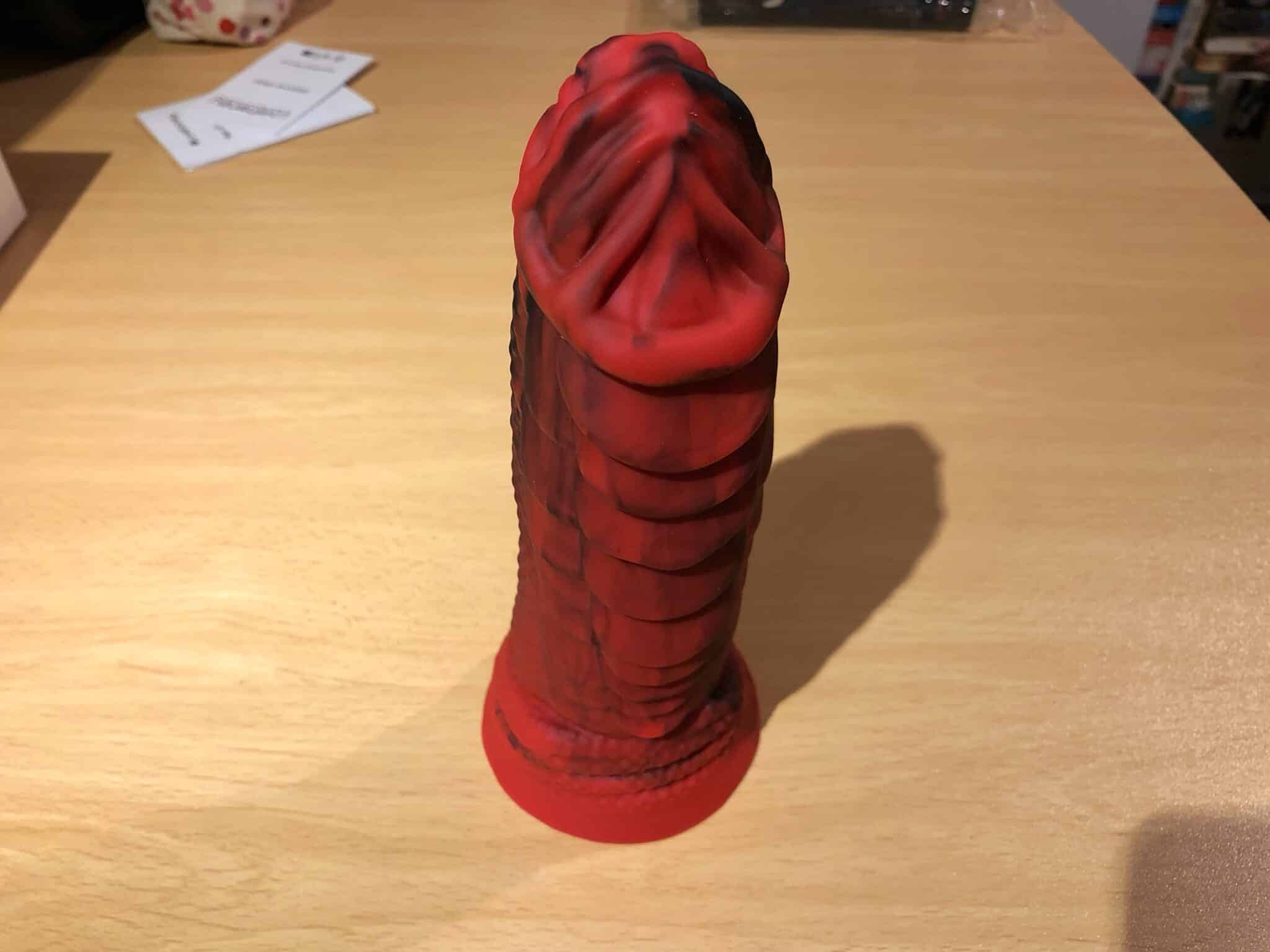 Pleasure Quest Girthy Fire Dragon Dildo Performance