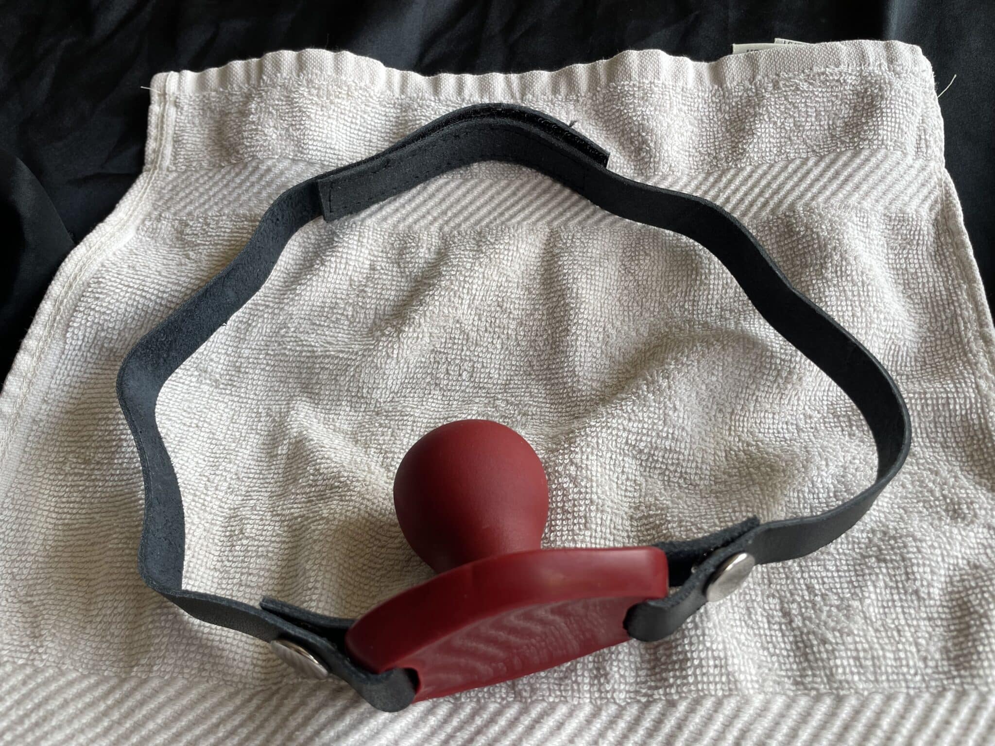 Tantus Beginner Ball Gag Materials and care