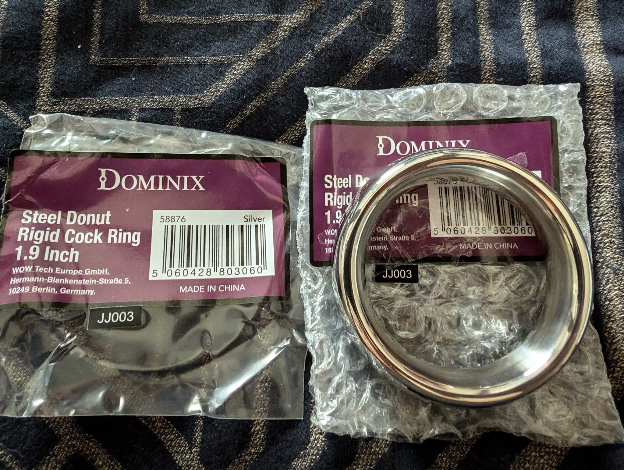 DOMINIX Deluxe Stainless Steel Doughnut Cock Ring Quality