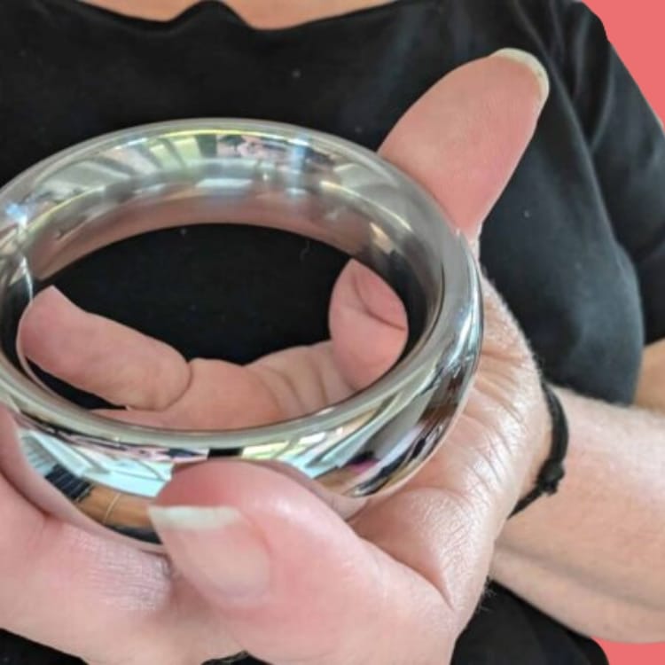 Compare DOMINIX Deluxe Stainless Steel Doughnut Cock Ring