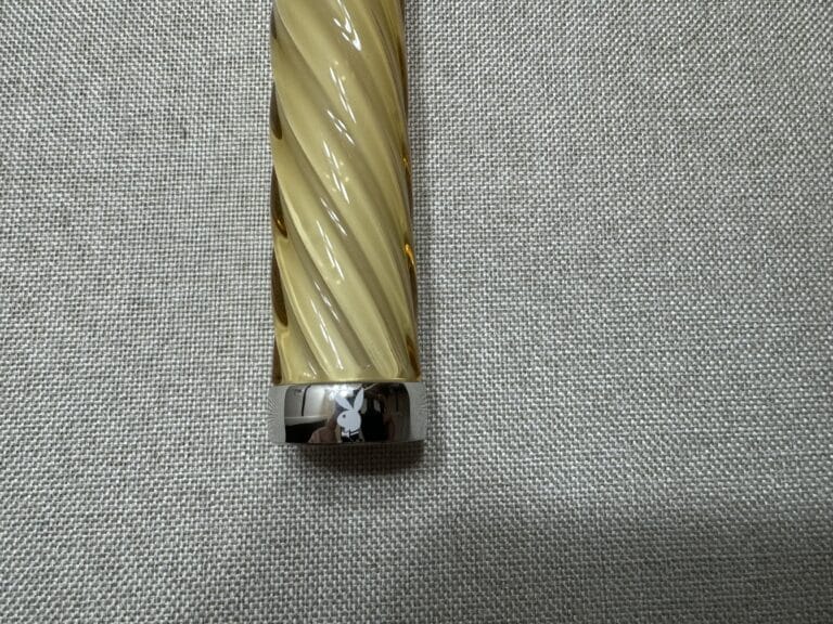 Playboy Pleasure Twist of Fate Glass Vibrator - <