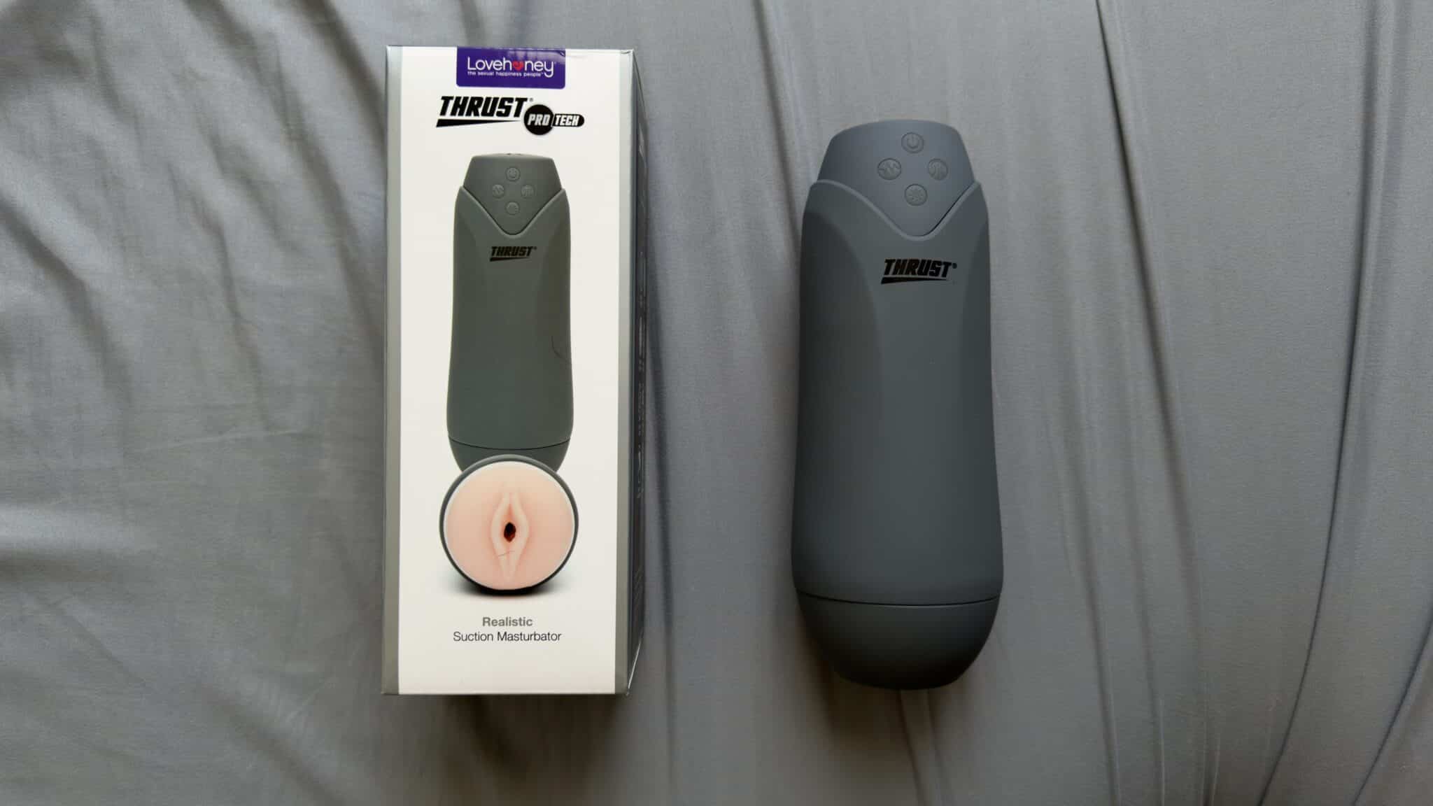 THRUST Pro Tech Realistic Suction Masturbator Packaging