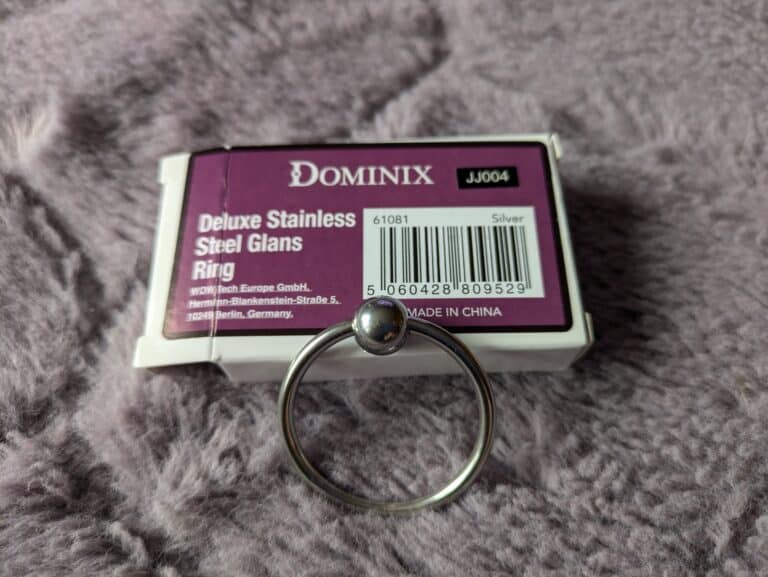 DOMINIX Deluxe Steel Glans Ring - 