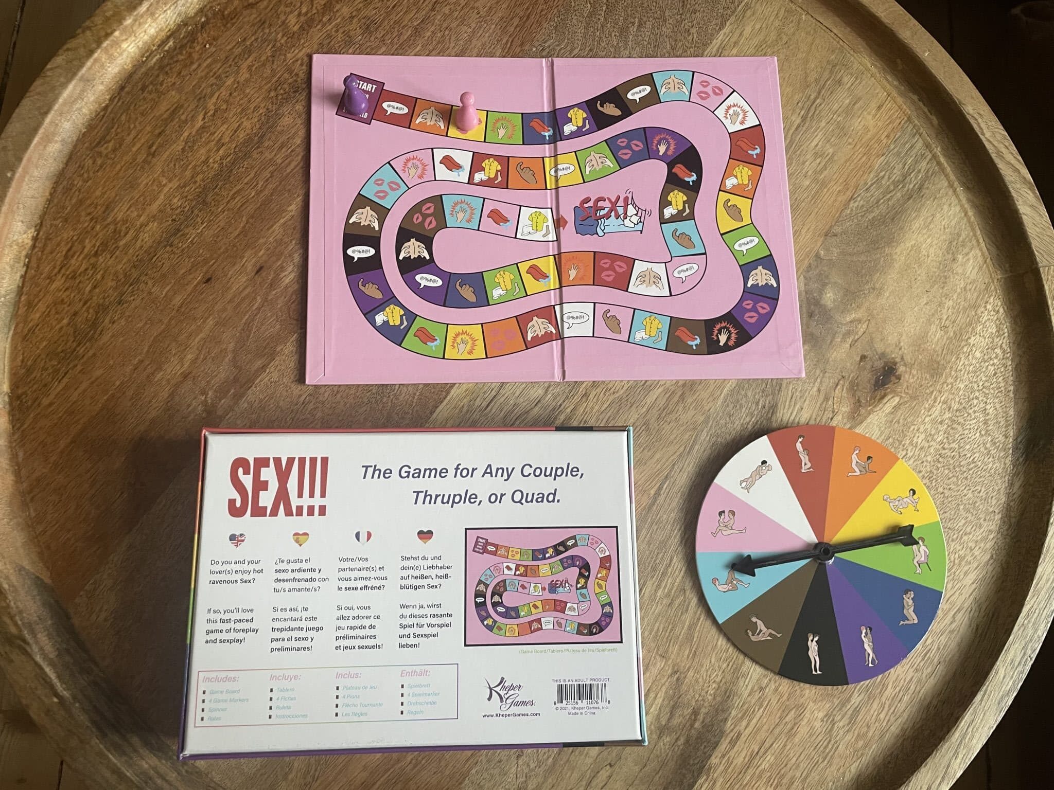 Sex!!! The Game for Any Couple, Throuple, or Quad Materials and care