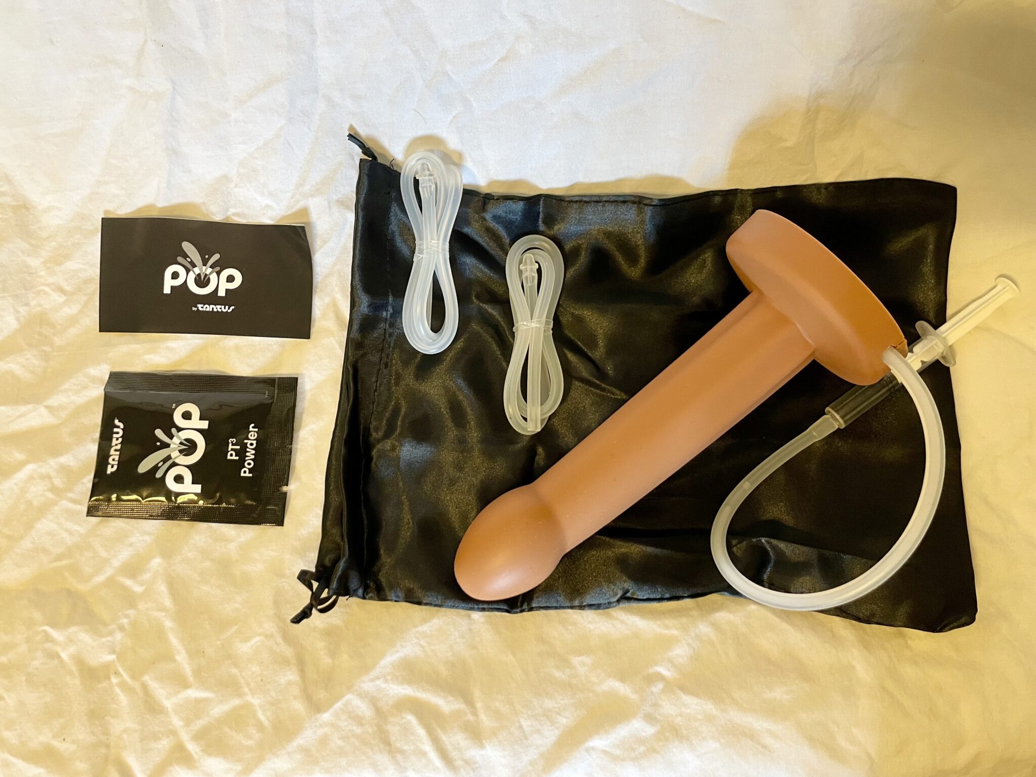 Tantus POP Squirting Dildo Materials and care