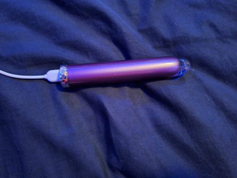 Playboy Pleasure Amethyst Glass Bullet Vibrator - 