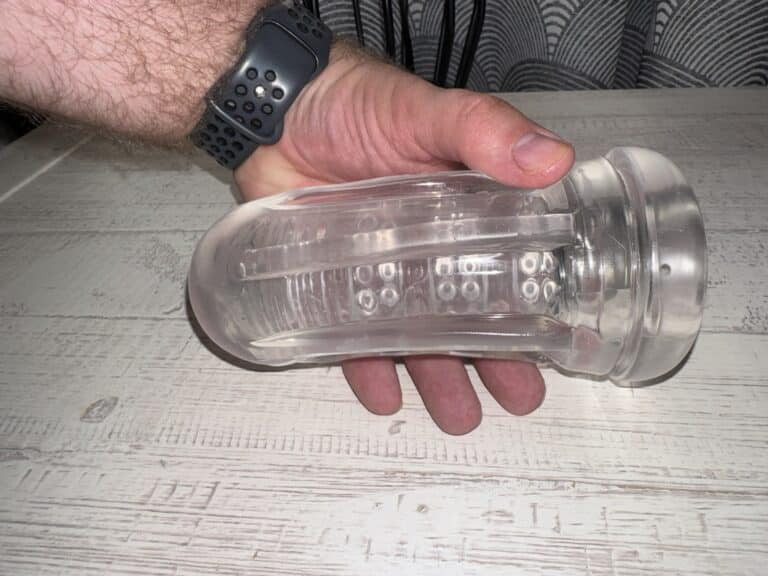 Lovehoney New Sensation Clear Male Masturbator - 