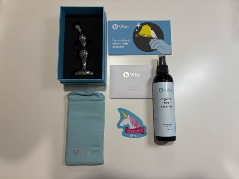 b-Vibe Stainless Steel Anal Beads - <