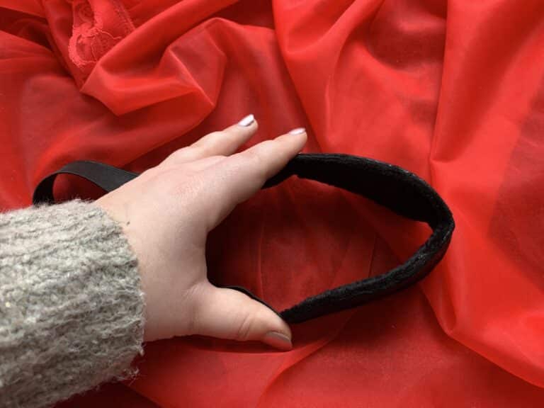 Bondage Boutique Black Rose Blindfold - <