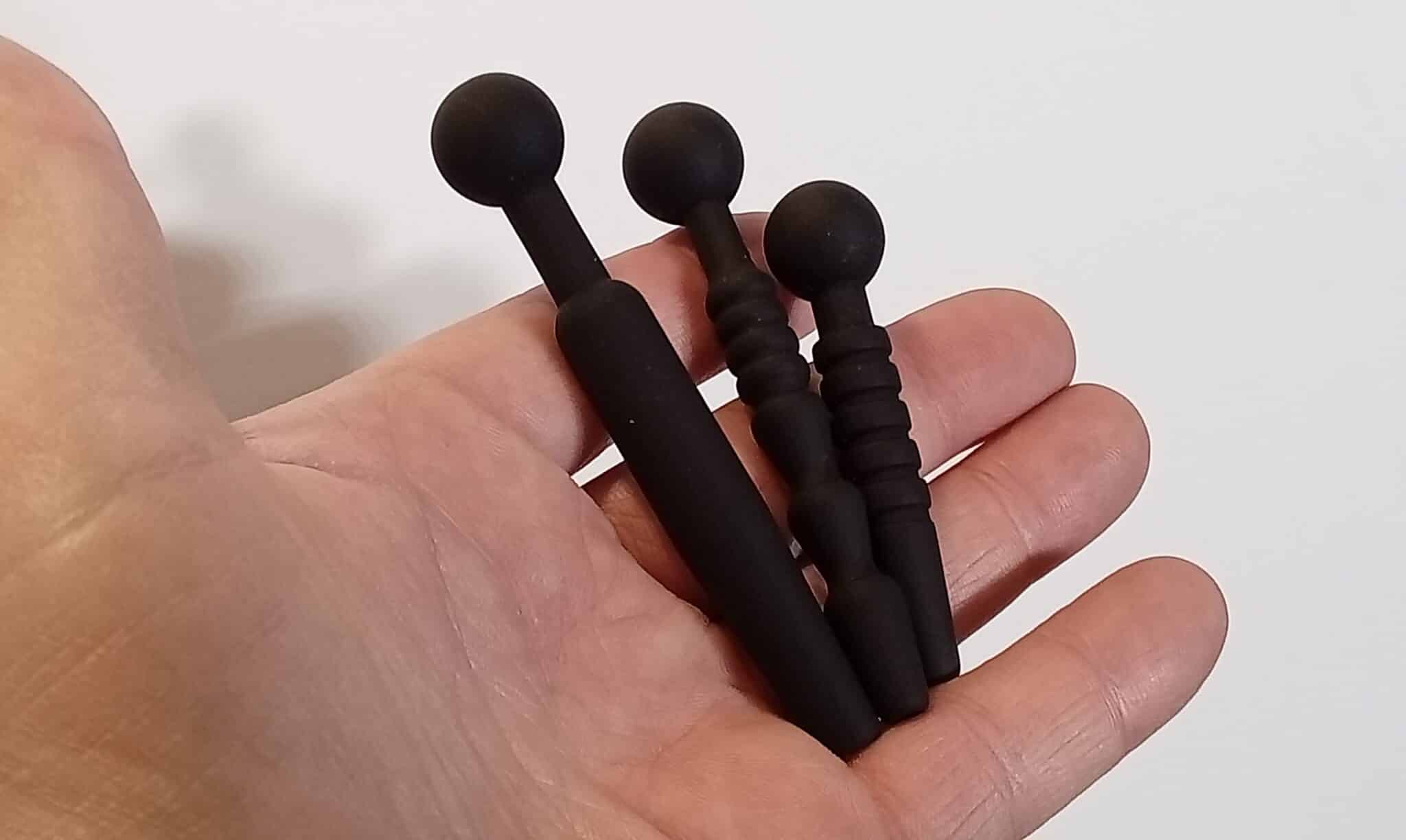 Masters Series Dark Rods 3 Penis Plug Set Design