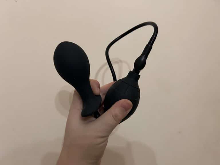 CalExotics Weighted Silicone Inflatable Plug - <