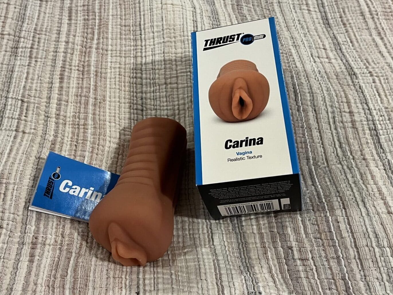 THRUST Pro Mini Carina Realistic Pocket Pussy Packaging