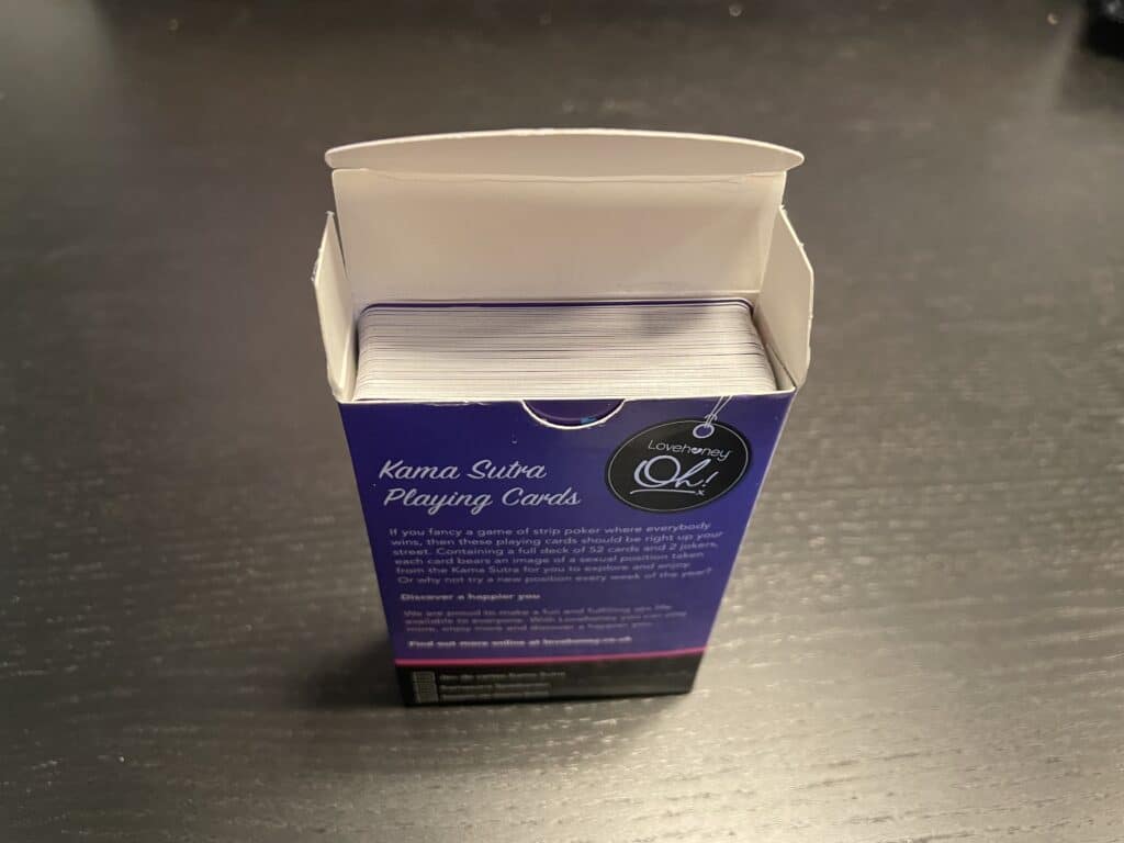 Lovehoney Kama Sutra Playing Cards  - 