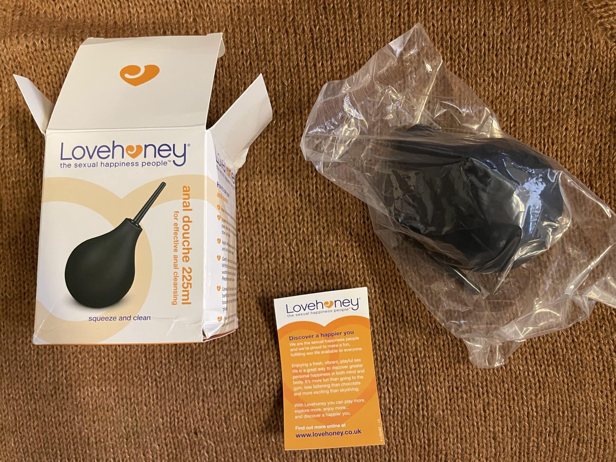 Lovehoney Anal Douche  Packaging